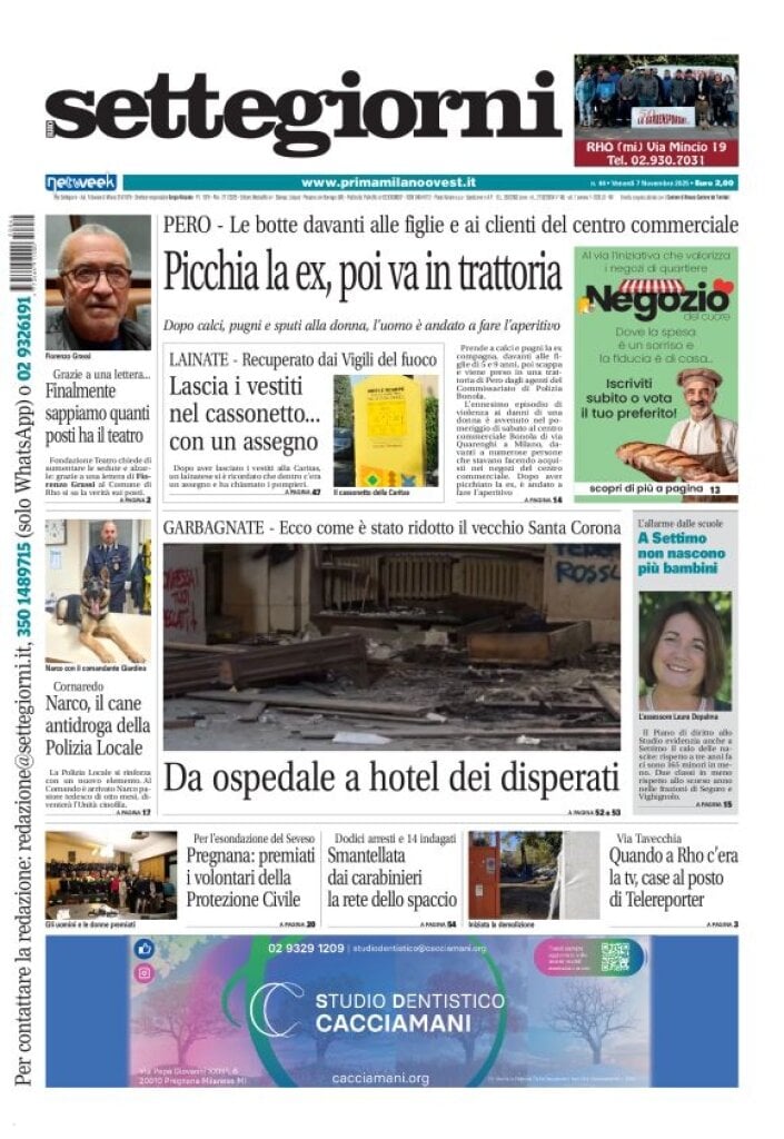 Copertina Settegiorni (Rho) 07/11/2025