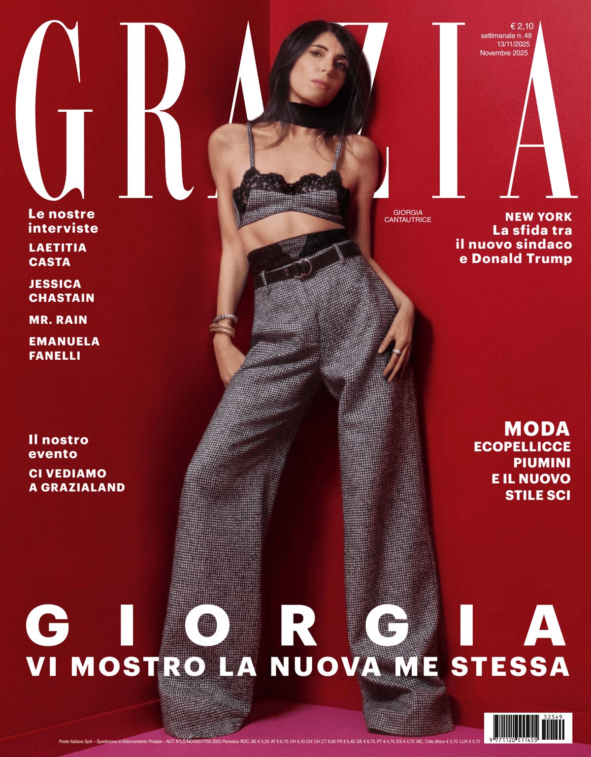 Copertina Grazia 13/11/2025