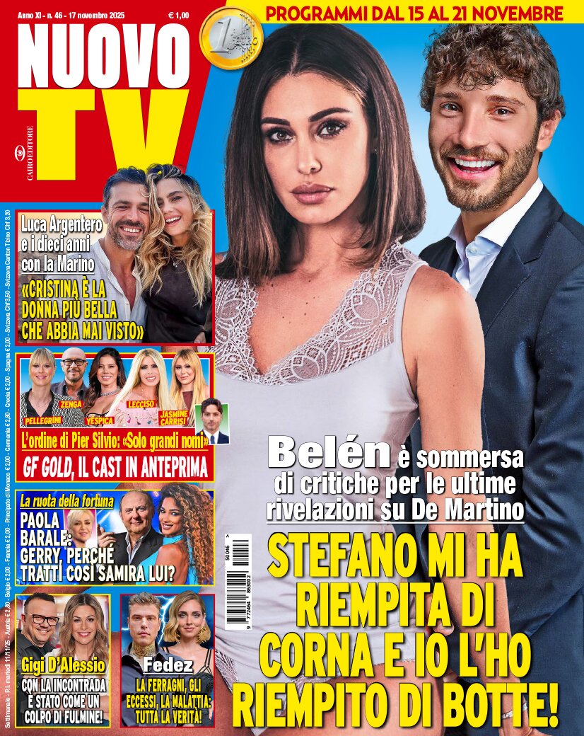 Copertina Nuovo TV 14/11/2025