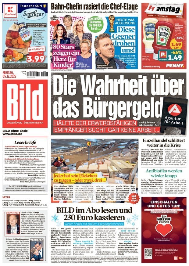 Prima Pagina Bild 05/12/2025