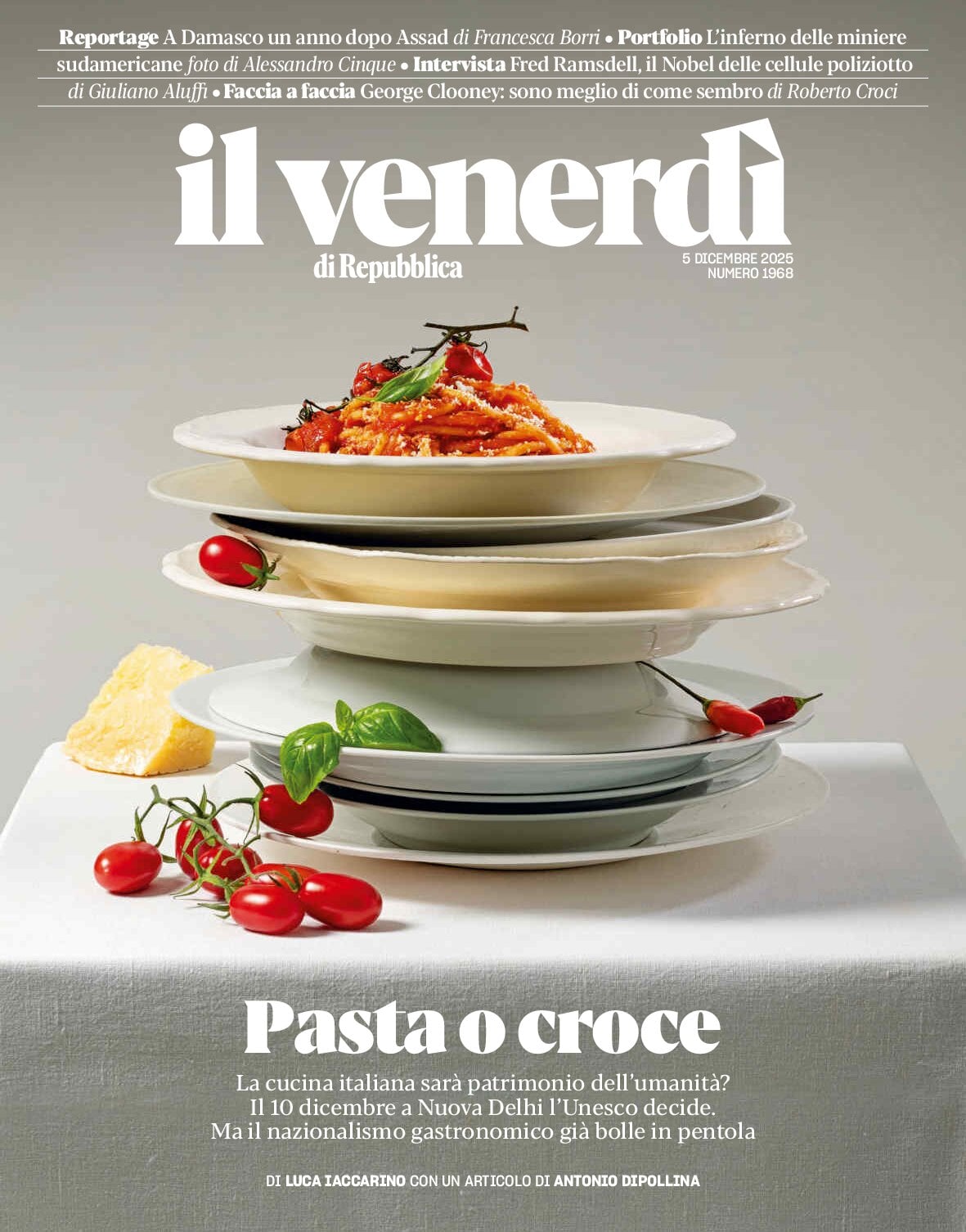 Copertina Il Venerdì di Repubblica 05/12/2025