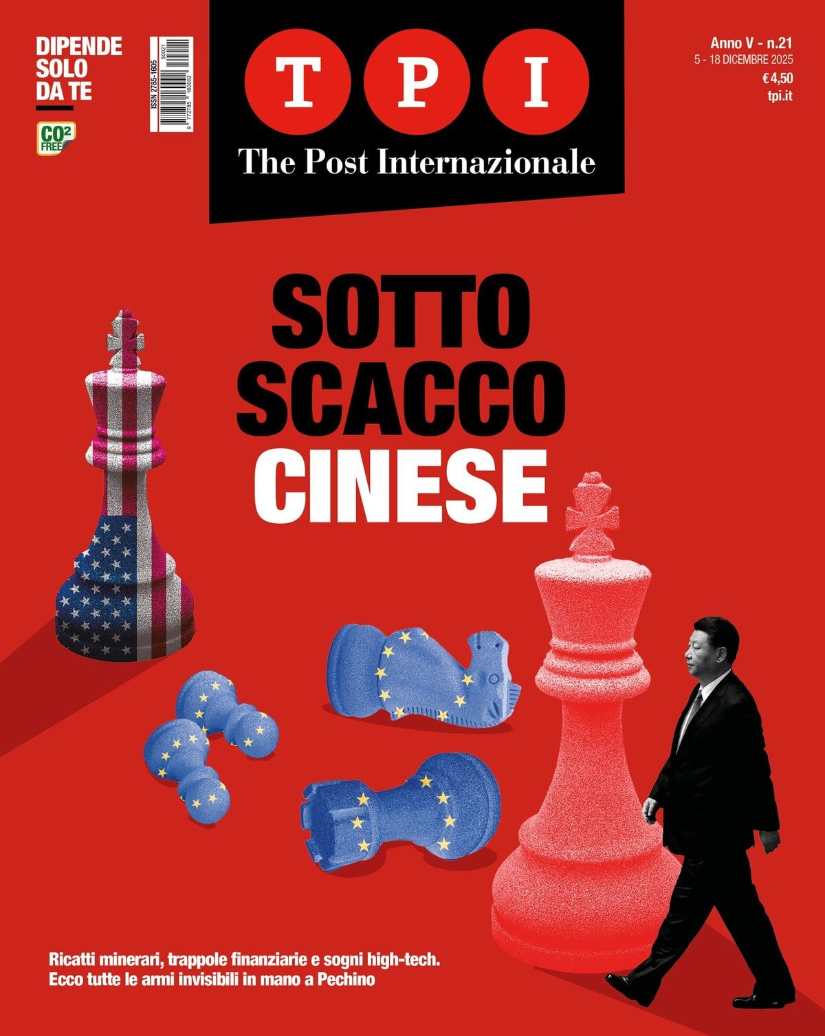 Copertina TPI (The Post Internazionale) 05/12/2025