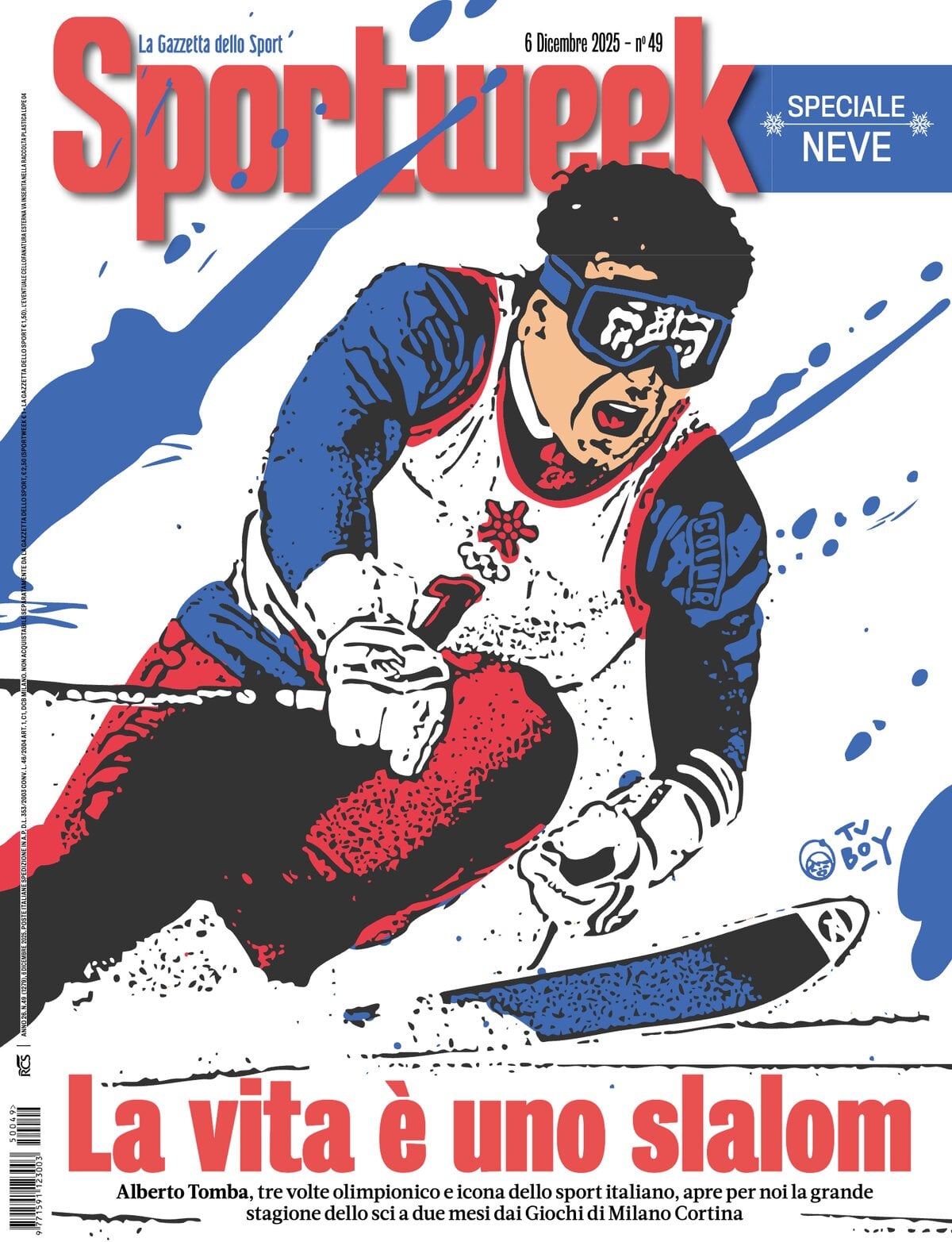 Copertina Sportweek (La Gazzetta Dello Sport) 06/12/2025