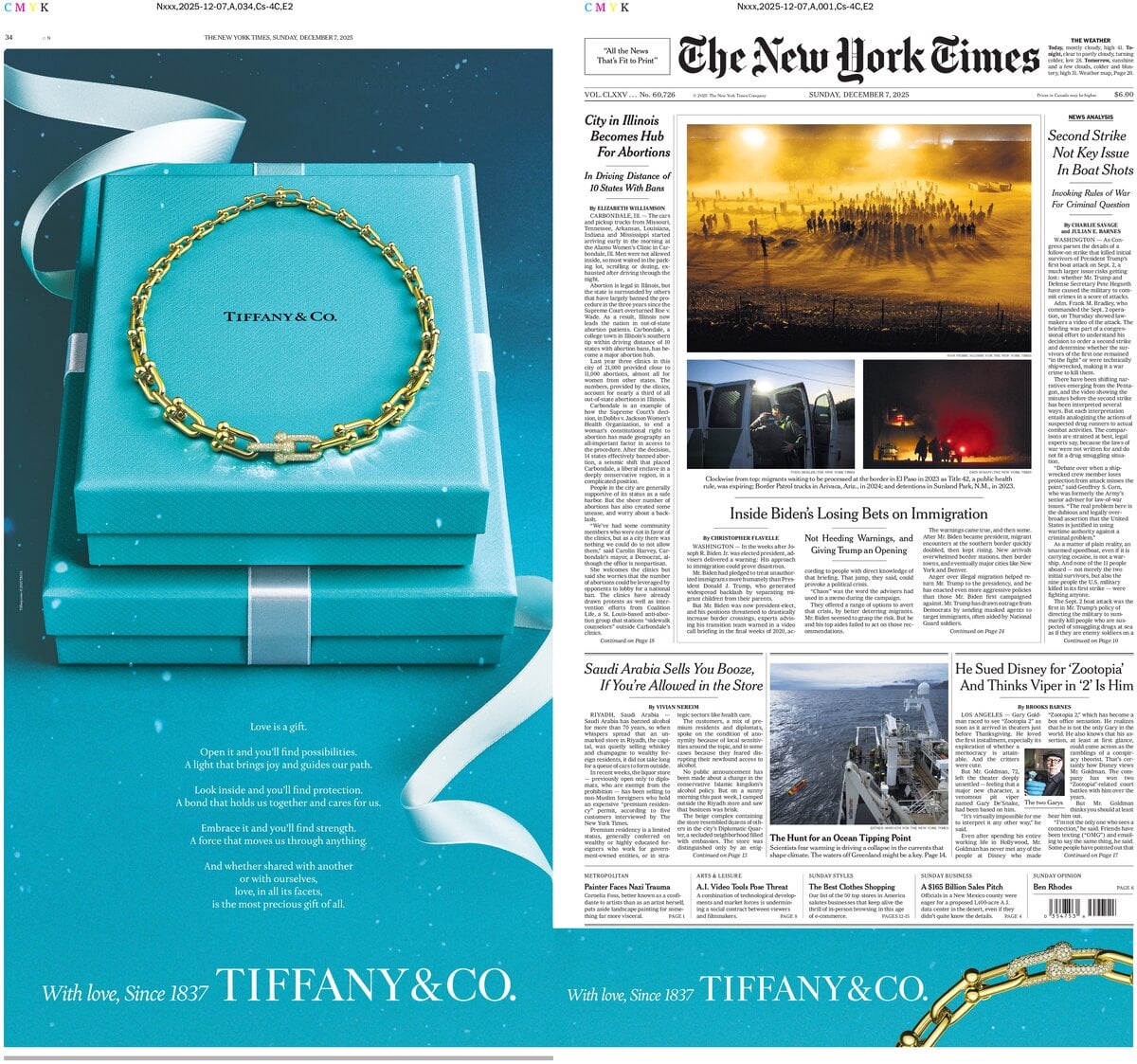 Prima Pagina The New York Times 07/12/2025