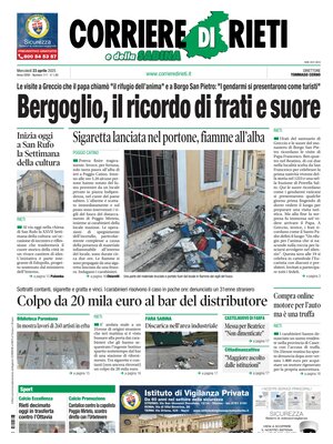 Corriere di Rieti e della Sabina