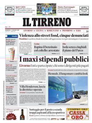 Il Tirreno (Livorno, Cecina, Rosignano, Piombino, Elba)
