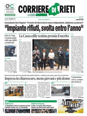 Corriere di Rieti e della Sabina