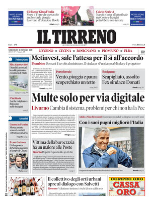 Il Tirreno (Livorno, Cecina, Rosignano, Piombino, Elba)