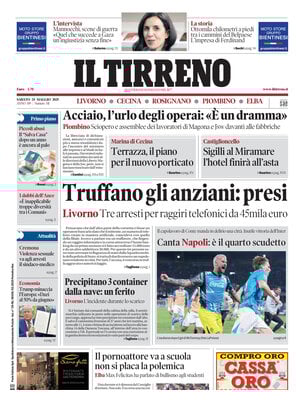 Il Tirreno (Livorno, Cecina, Rosignano, Piombino, Elba)