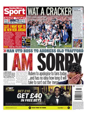 Prima Pagina "Mirror SPORT"