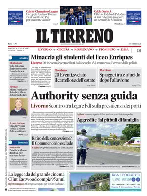 Il Tirreno (Livorno, Cecina, Rosignano, Piombino, Elba)
