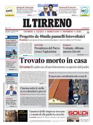 Il Tirreno (Livorno, Cecina, Rosignano, Piombino, Elba)