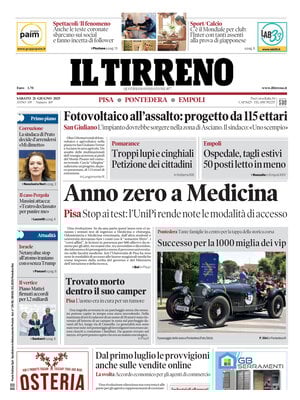 Il Tirreno (Pisa, Pontedera)