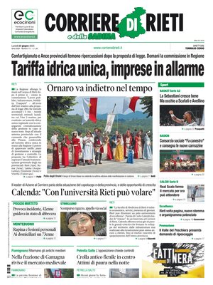 Corriere di Rieti e della Sabina