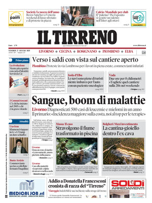 Il Tirreno (Livorno, Cecina, Rosignano, Piombino, Elba)