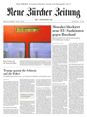 NZZ (Neue Zürcher Zeitung)