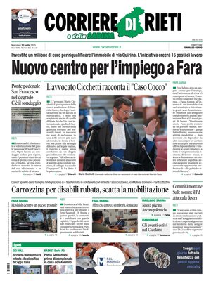 Corriere di Rieti e della Sabina