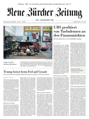 NZZ (Neue Zürcher Zeitung)