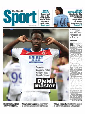 The Herald SPORT (Scotland)