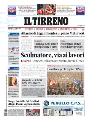Il Tirreno (Livorno, Cecina, Rosignano, Piombino, Elba)