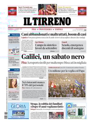 Il Tirreno (Pisa, Pontedera)