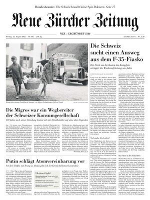 NZZ (Neue Zürcher Zeitung)