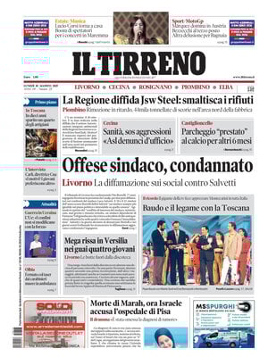 Il Tirreno (Livorno, Cecina, Rosignano, Piombino, Elba)