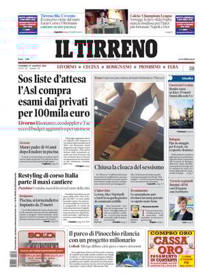 Il Tirreno (Livorno, Cecina, Rosignano, Piombino, Elba)