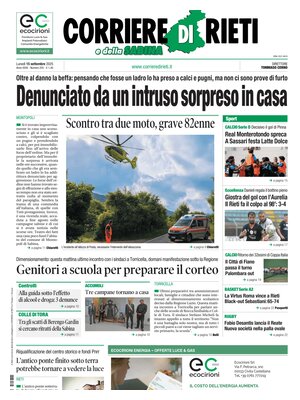Corriere di Rieti e della Sabina