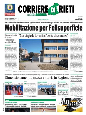 Corriere di Rieti e della Sabina