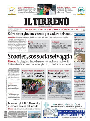 Il Tirreno (Livorno, Cecina, Rosignano, Piombino, Elba)