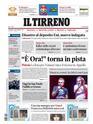 Il Tirreno (Firenze, Prato, Pistoia, Montecatini)