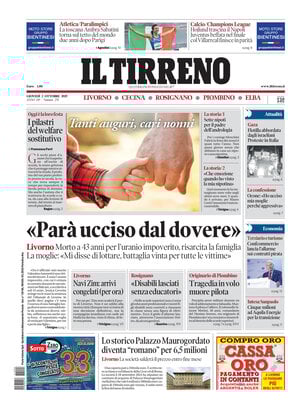 Il Tirreno (Livorno, Cecina, Rosignano, Piombino, Elba)