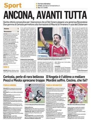 Corriere Adriatico SPORT