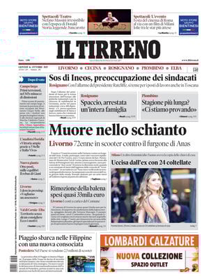 Il Tirreno (Livorno, Cecina, Rosignano, Piombino, Elba)