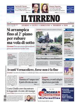 Il Tirreno (Livorno, Cecina, Rosignano, Piombino, Elba)