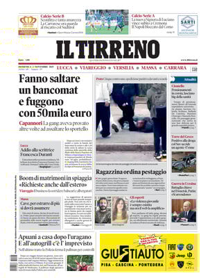 Il Tirreno (Lucca, Viareggio, Versilia, Massa, Carrara)