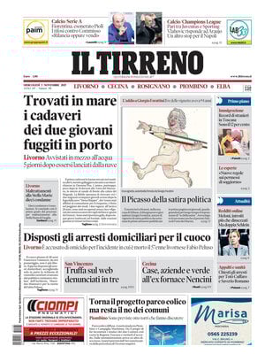 Il Tirreno (Livorno, Cecina, Rosignano, Piombino, Elba)