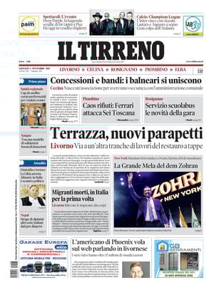 Il Tirreno (Livorno, Cecina, Rosignano, Piombino, Elba)