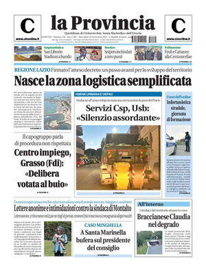 La Provincia di Civitavecchia