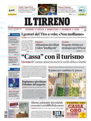 Il Tirreno (Livorno, Cecina, Rosignano, Piombino, Elba)