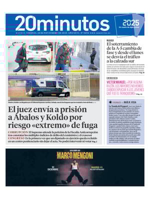 Prima Pagina "20 minutos (Madrid)"