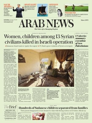 Prima Pagina "Arab News"