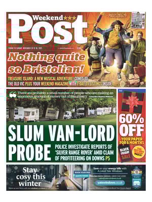 Prima Pagina "Bristol Post"