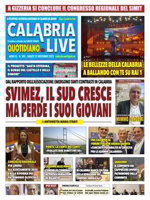 Prima Pagina "Calabria Live"