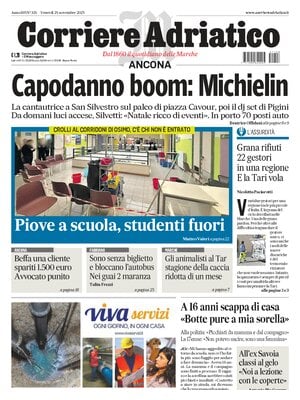 Prima Pagina "Corriere Adriatico (Ancona)"