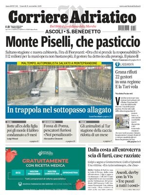 Prima Pagina "Corriere Adriatico (Ascoli)"