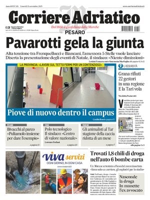 Prima Pagina "Corriere Adriatico (Pesaro)"