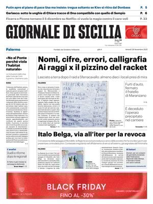Prima Pagina "Giornale di Sicilia (Palermo)"