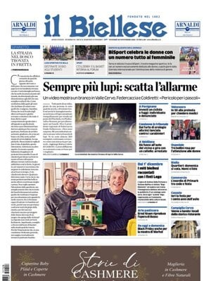 Prima Pagina "Il Biellese"